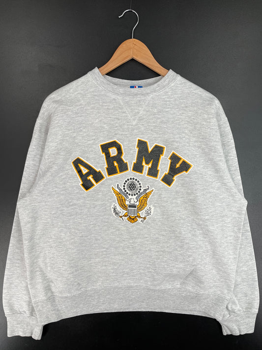 90's CHAMPION x ARMY Made in USA Size XL Vintage College Sweat-Shirt / F3901S