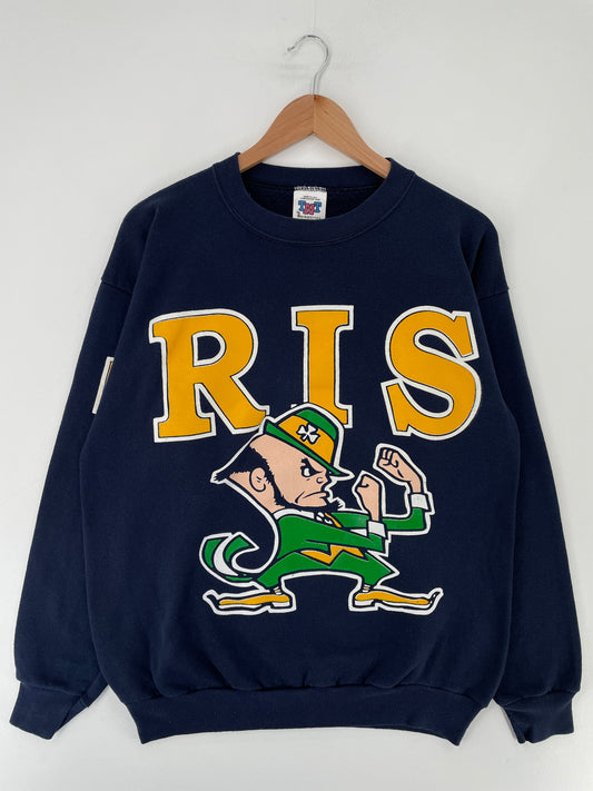 90's NOTRE DAME Made in USA Size XL Vintage College Sweat-Shirt / E8033S