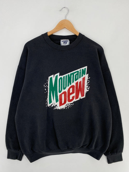 90’s MOUNTAIN DEW Made in USA Size XL Vintage Sweat-shirt / F1270S
