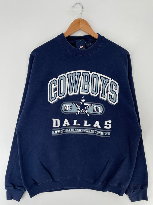 Vintage DALLAS COWBOYS Size XL NFL Sweat-shirt / F110S