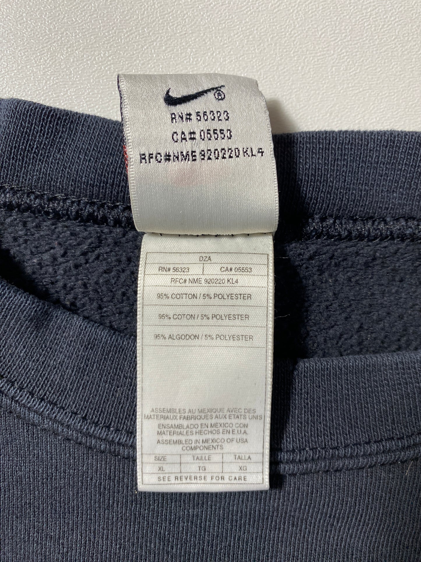 90's NIKE MINI SWOOSH Size XL Vintage Sweat-Shirt / E9377S