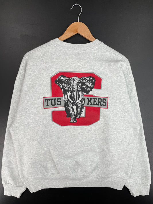 90's SOMERS TUSKERS Made in USA Size L Vintage College Sweat shirt / G4479S