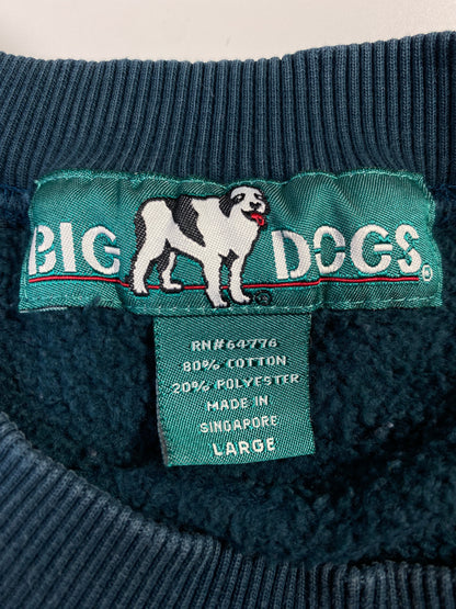 00' BIG DOG Size L Vintage Sweat-shirt / G6282S
