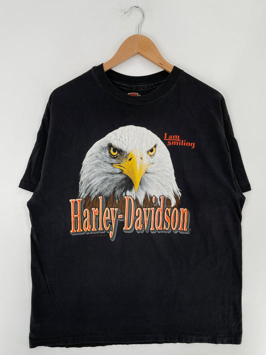 90's HARLEY DAVIDSON COLORADO Made in USA Size XL Vintage T-Shirt / F519T