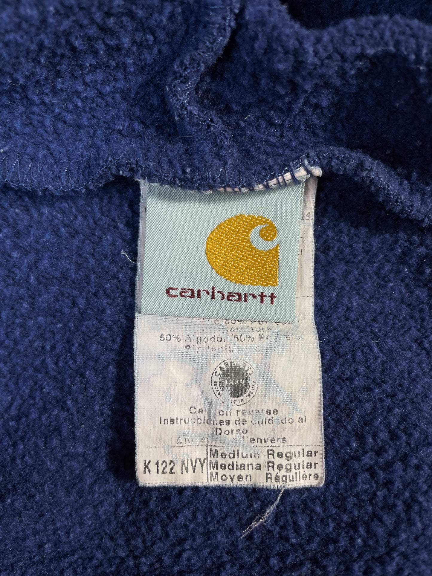 Vintage CARHARTT Size M Zip-up Hoodie Sweat-Shirt / E6970S