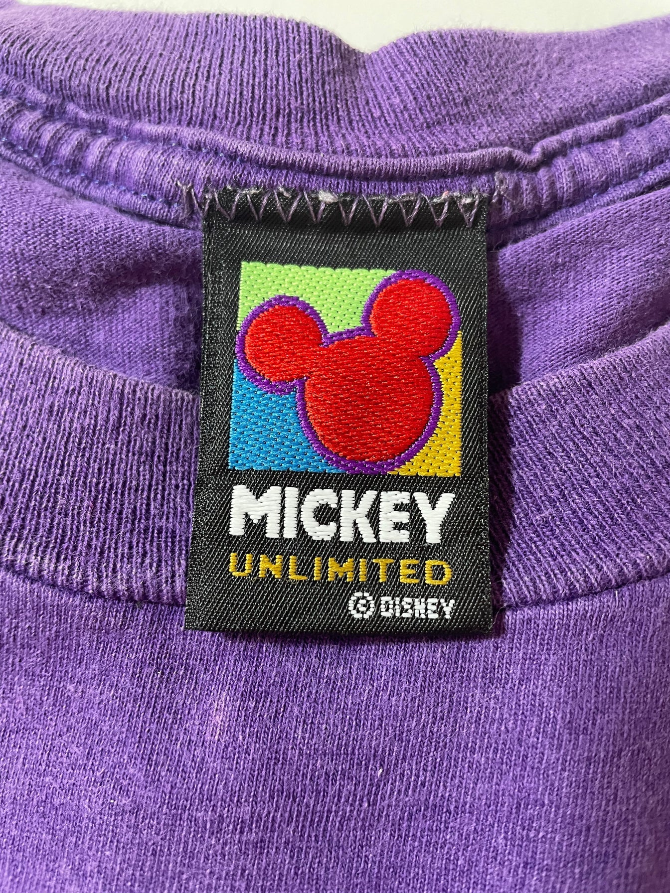 90's DISNEY MICKEY Size L Vintage T-shirts / E9707T