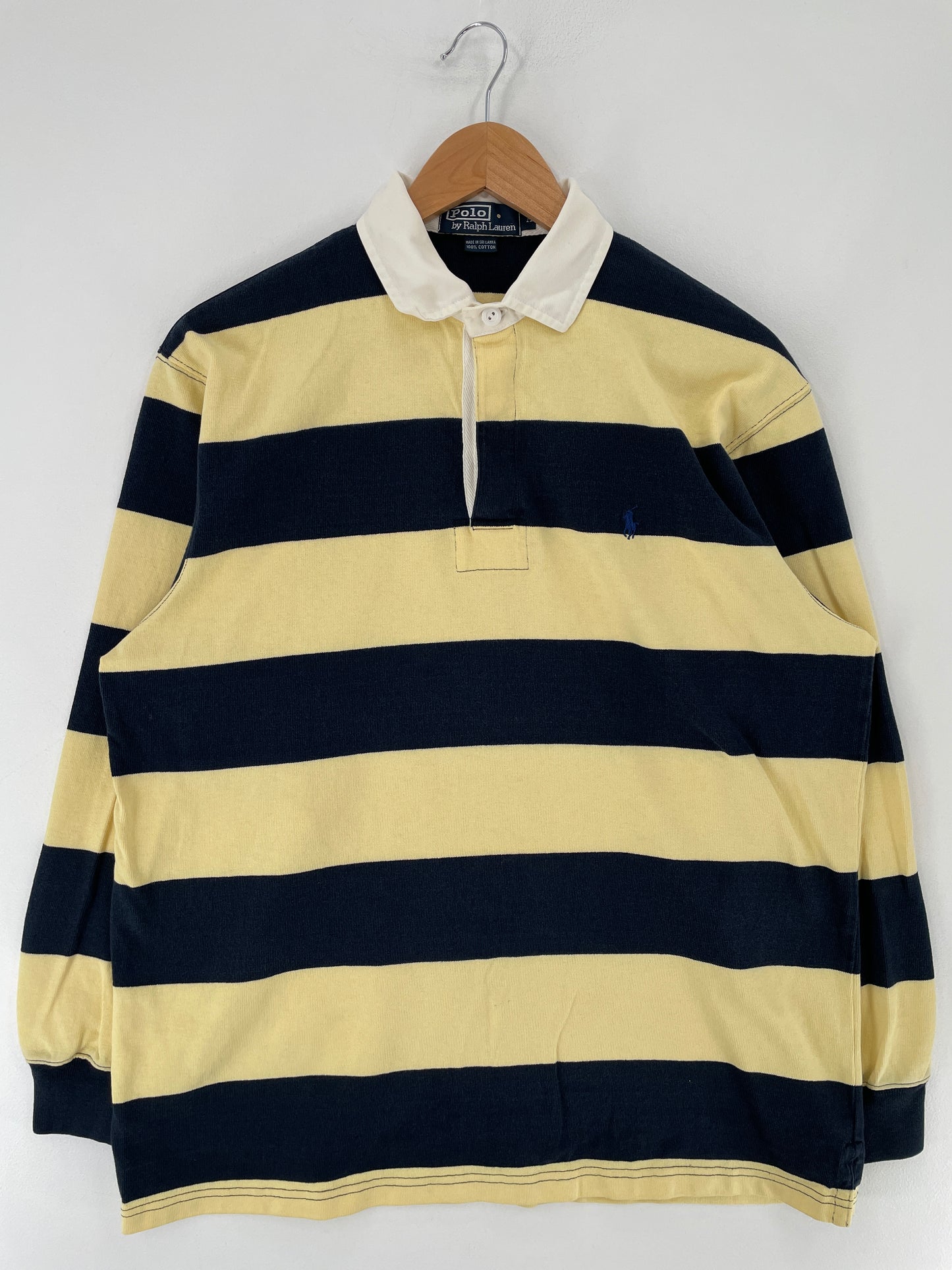 90's POLO RALPH LAUREN Size M Vintage Rugby Shirt / E7176R