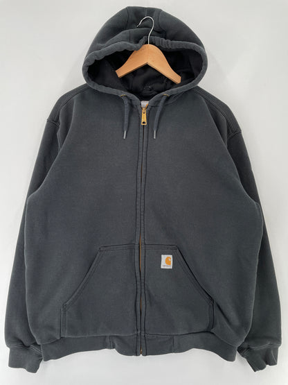 Vintage CARHARTT Size M Zip Up Hoodie Sweat-Shirt / F222S