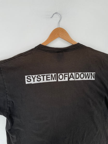1998 SYSTEM OF A DOWN Size XL Vintage Music T-shirt / E6923T