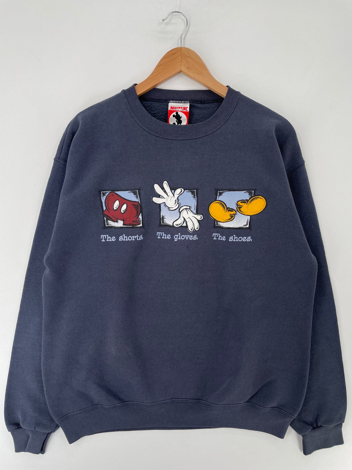 90's DISNEY MICKEY Made in USA Size M Vintage Sweat-shirt / F65S