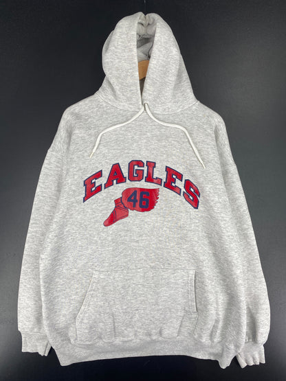 90’s EAGLES Size Approx.XL NFL Vintage Hoodie Sweat-shirt / F7357S
