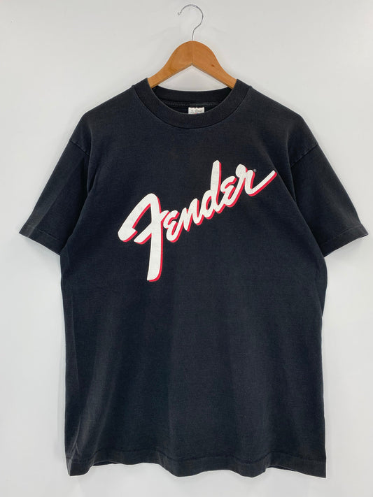 90’s FENDER Made in USA Size L Music T-shirt / E8248T