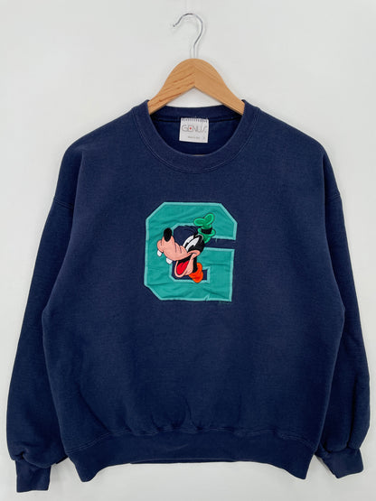 90's DISNEY GOOFY Made in USA Size L Vintage Sweat-shirt / E7367S