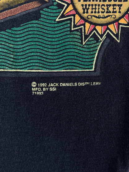 1992 JACK DANIEL'S Size L Vintage T-Shirt / E8119T