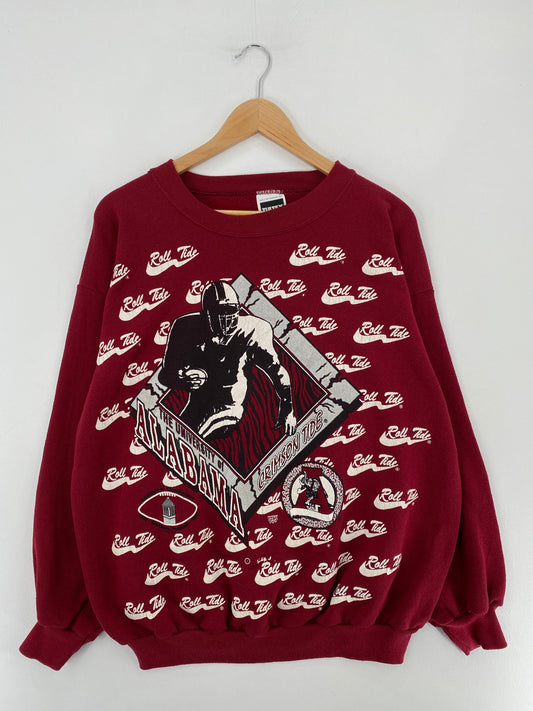 90's UNIVERSITY OF ALABAMA Made in USA Size XXL Vintage College Sweat-shirt / F4215S