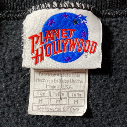 00' PLANET HOLLYWOOD Made in USA Size M Vintage Sweat-shirt / G4267S