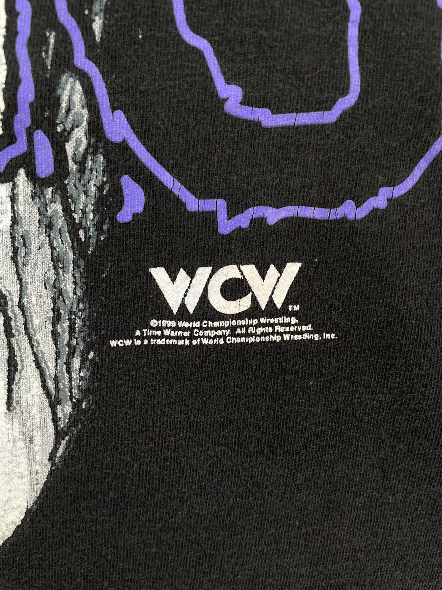 1999 STING Size XL Vintage WCW T-shirt / E8890T