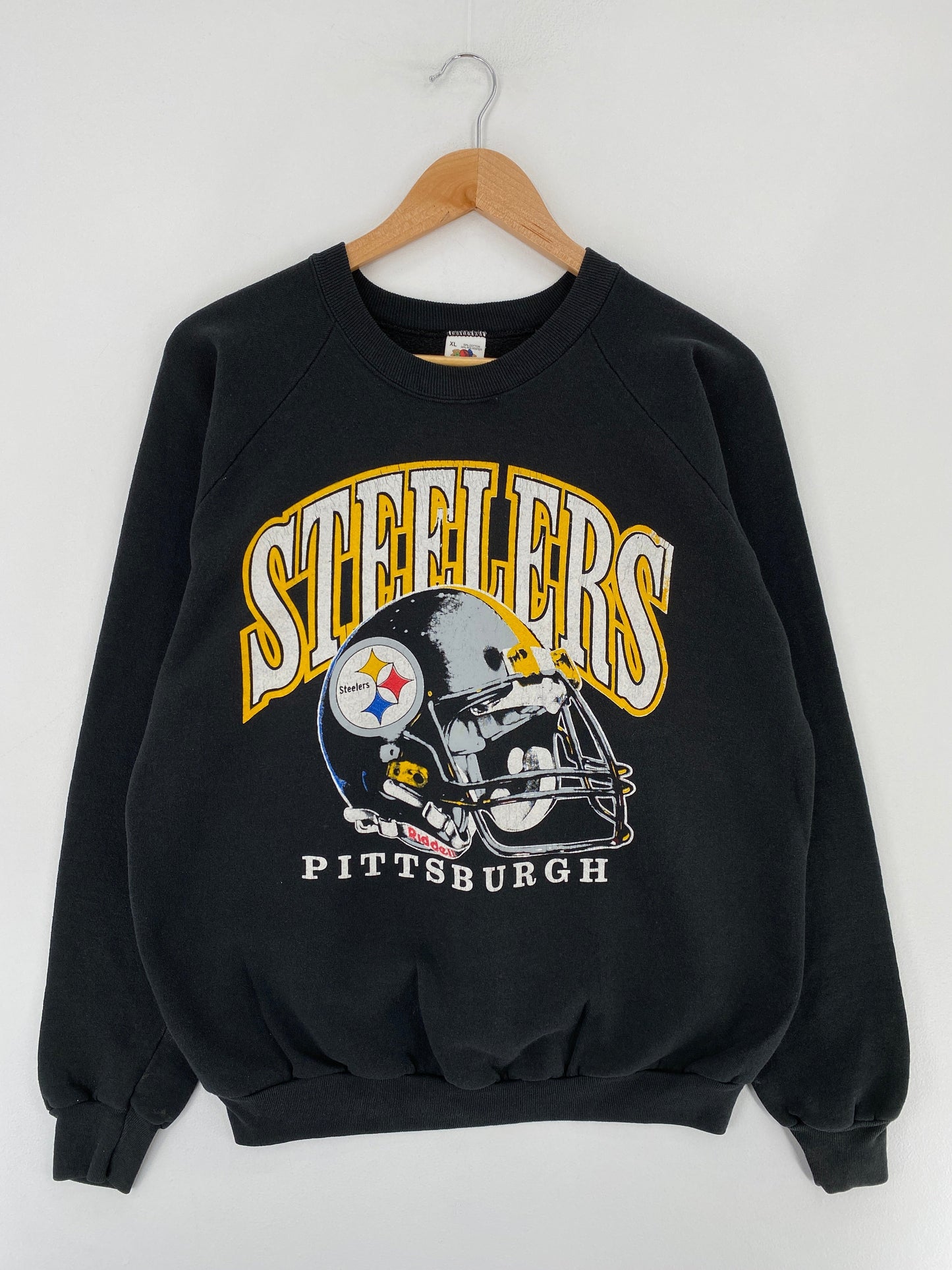 90's PITTSBURGH STEELERS Made in USA Size XL Vintage NFL Sweat-shirt / G1191S