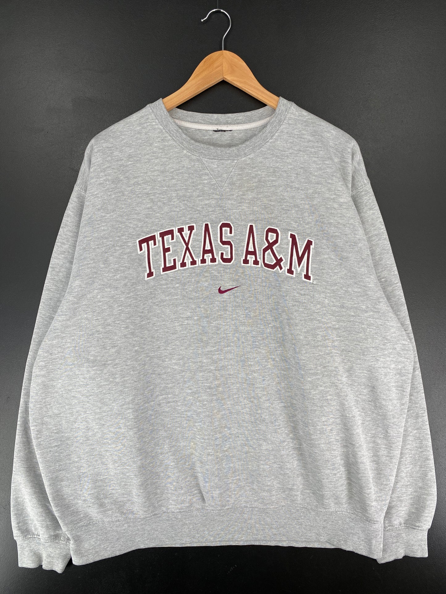 Vintage NIKE x TEXAS A&W Size Approx.XL College Sweat-Shirt / E7868S