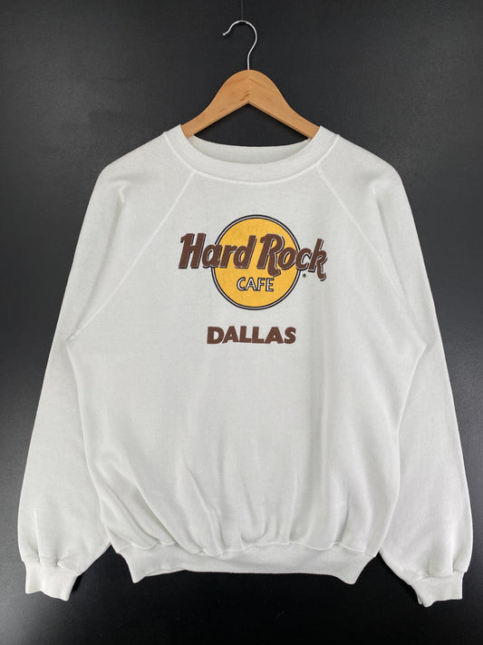 Vintage HARD ROCK CAFE DALLAS Size XL Vintage Sweat-shirt / G5783S