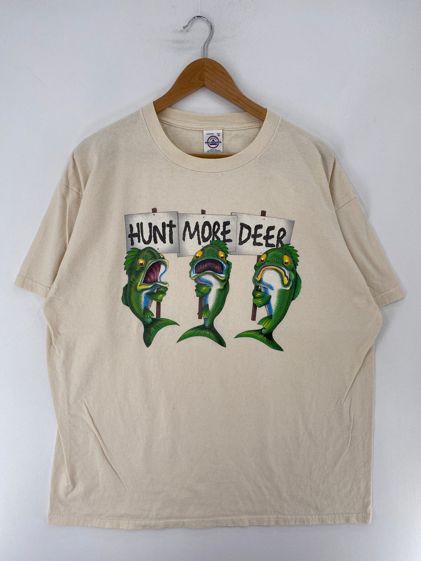 90’s HUNT MORE DEER Size XL Vintage T-Shirt / E9015T