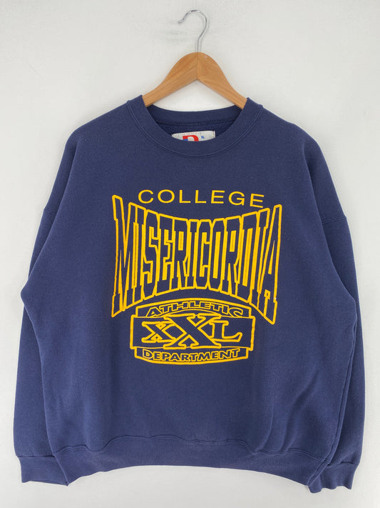 90’s MISERICORDIA Size XL Vintage College Sweat-shirt / F6211S