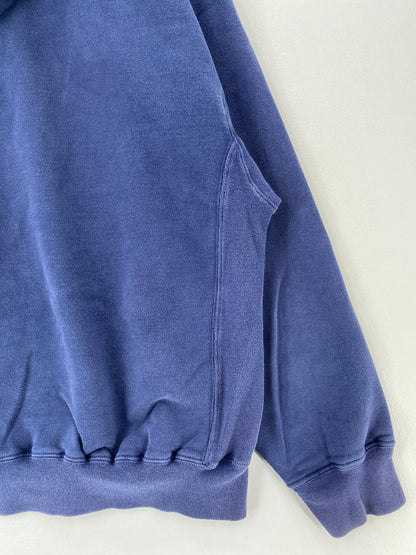 90's NIKE MINI SWOOSH Size M Vintage Half zip Hoodie Sweat-shirt / F9S