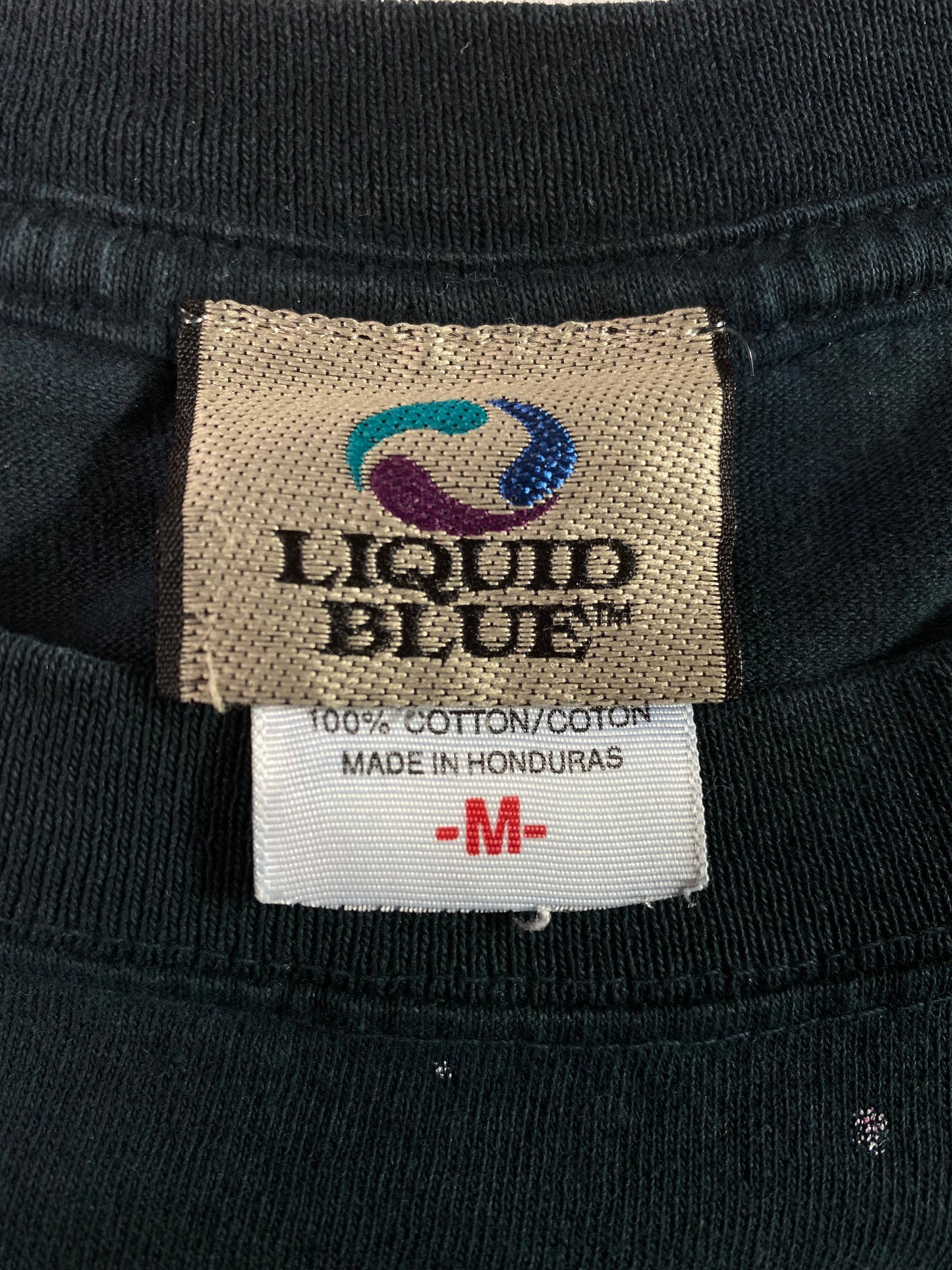 Vintage LIQUID BLUE x TIE-DYE SPACE MUSHROOM Size M T-Shirt / F3687T