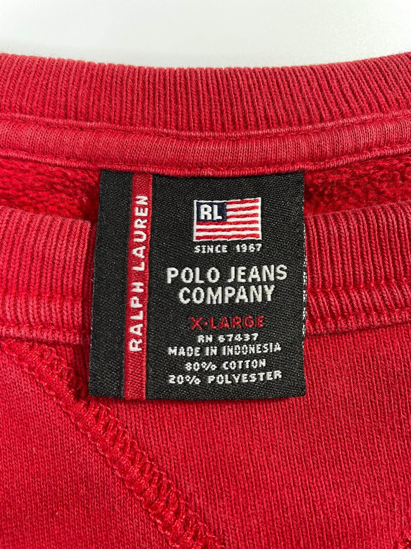 00’ POLO RALPH LAUREN Size XL Vintage Sweat-shirt / G4732S