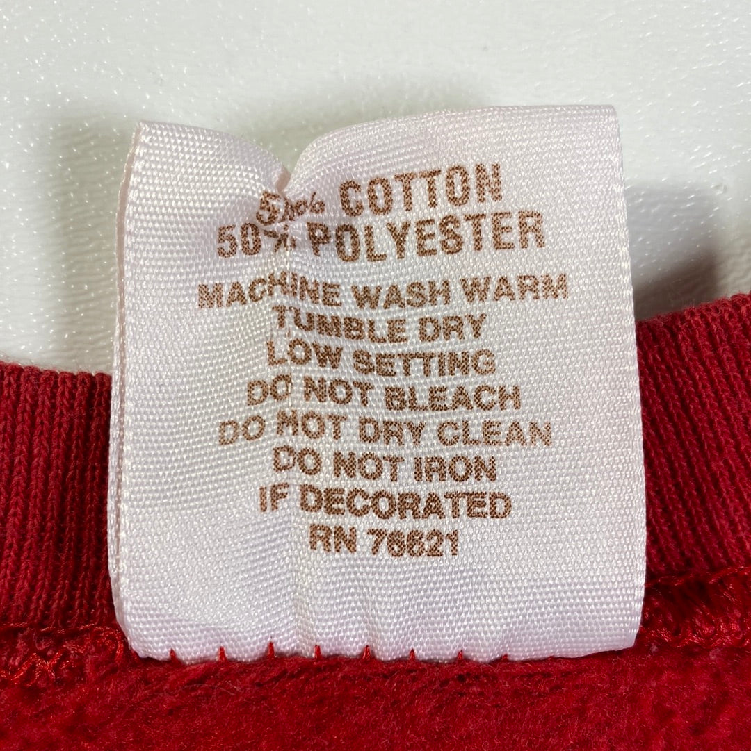 1987 HUG ME IN PENNYSLVANIA Made in USA Size XXL Vintage Christmas Sweat-Shirt / G5199S