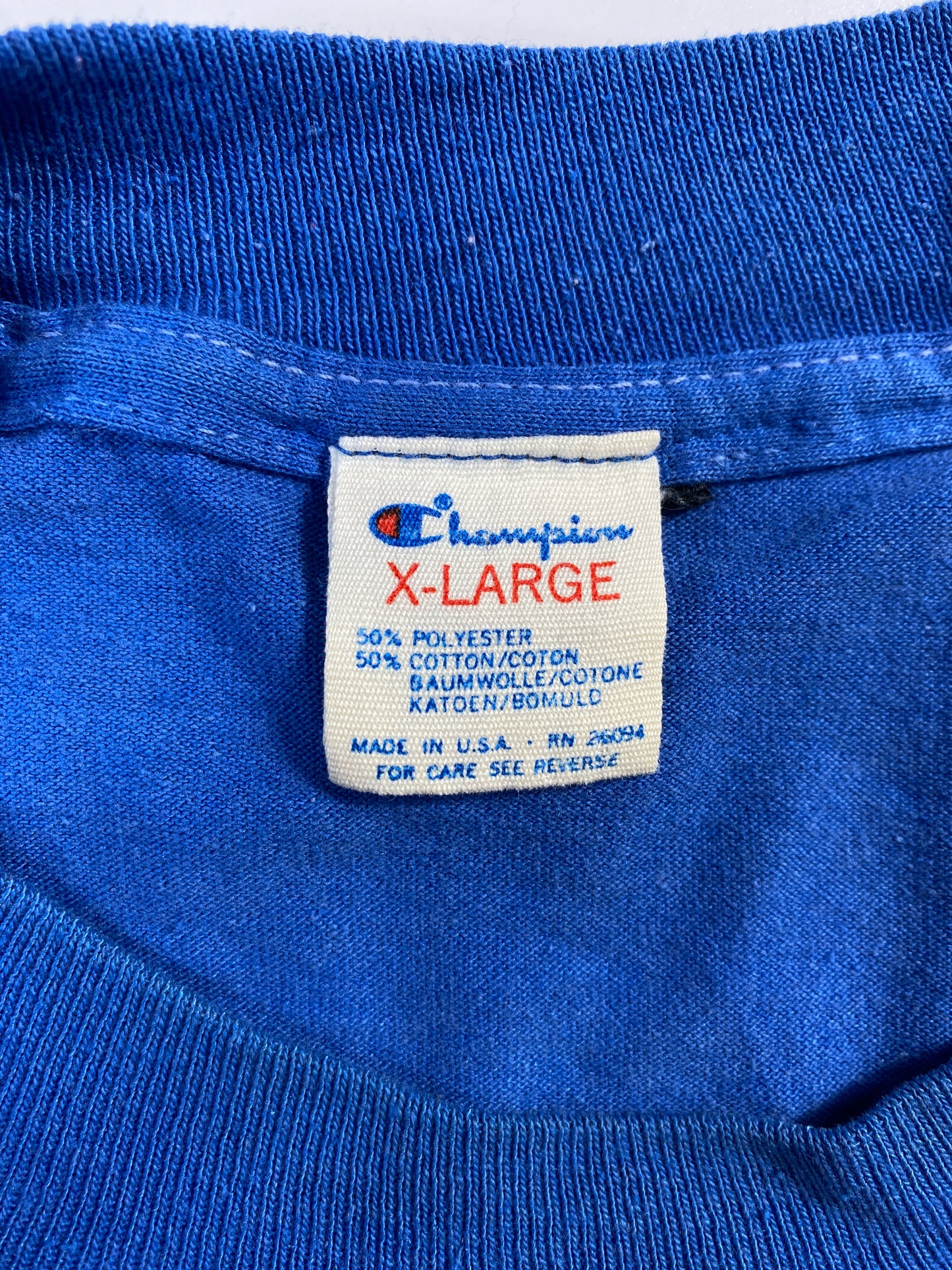 80's CHAMPION x LOS ANGELES DODGERS Made in USA Size XL Vintage MLB T-shirt / E9887T