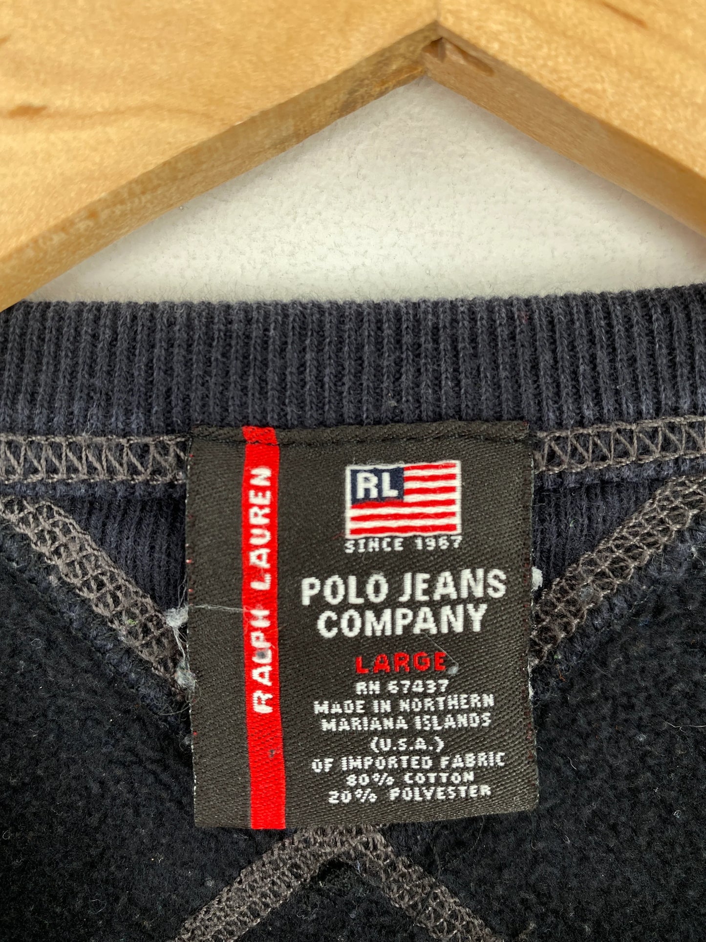 00’ POLO JEANS Size L Vintage Sweat-Shirt / G6628S