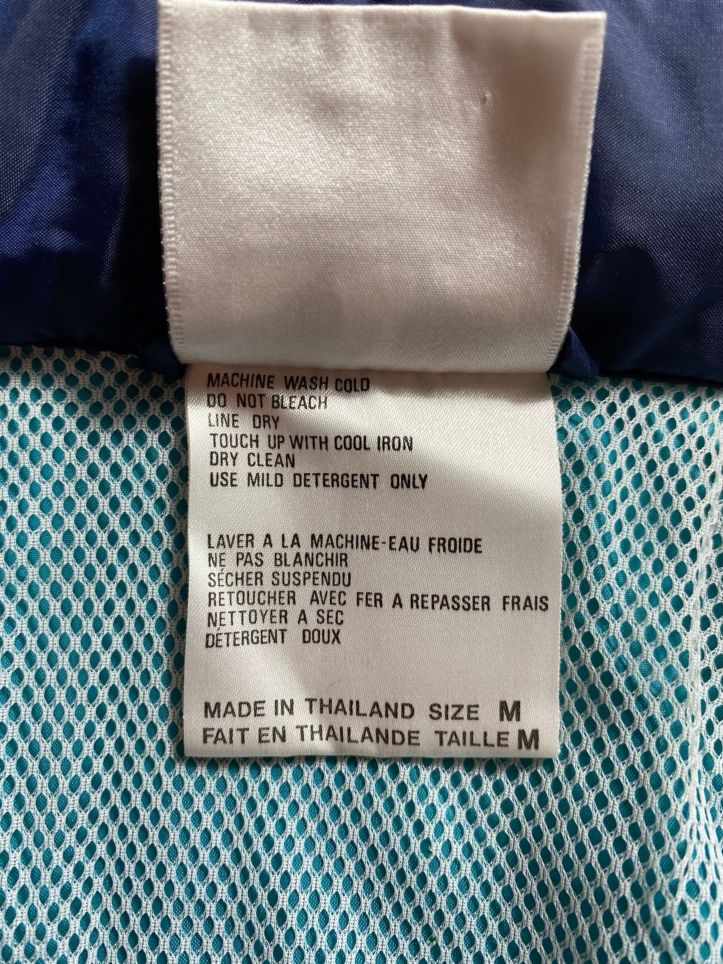 90’s ADIDAS Size M Vintage Zip-up Nylon Jacket / E7665N