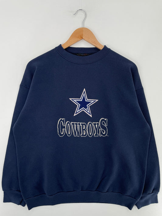 Vintage DALLAS COWBOYS Size Approx.XL Vintage NFL Sweat-Shirt / F3554S