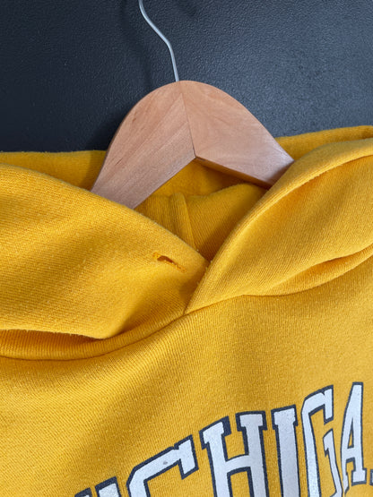 90's RUSSELL x MICHIGAN Size L Vintage College Hoodie Sweat-Shirt / E7094S