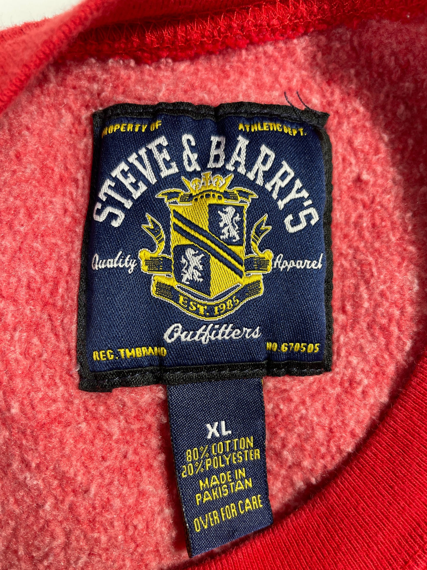 Vintage TEXAS TECH Size XL Vintage College Sweat-Shirt / G5098S