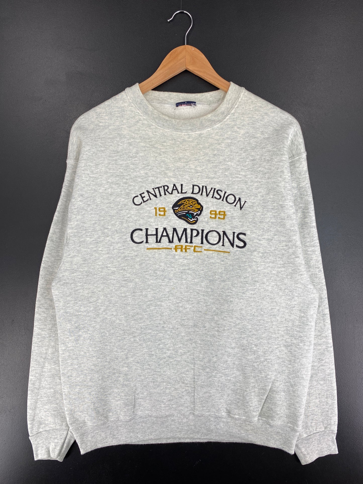 90's JACKSONVILLE JAGUARS Size No Tag (Approx.L) Vintage NFL Sweat-Shirt / E9009S