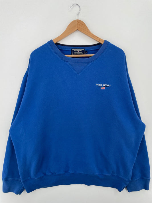 90's POLO SPORT RALPH LAUREN Size XXL Vintage Sweat-Shirt / E7706S