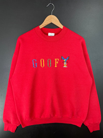 90's DISNEY GOOFY Made in USA Size L Vintage Sweat-Shirt / E9554S