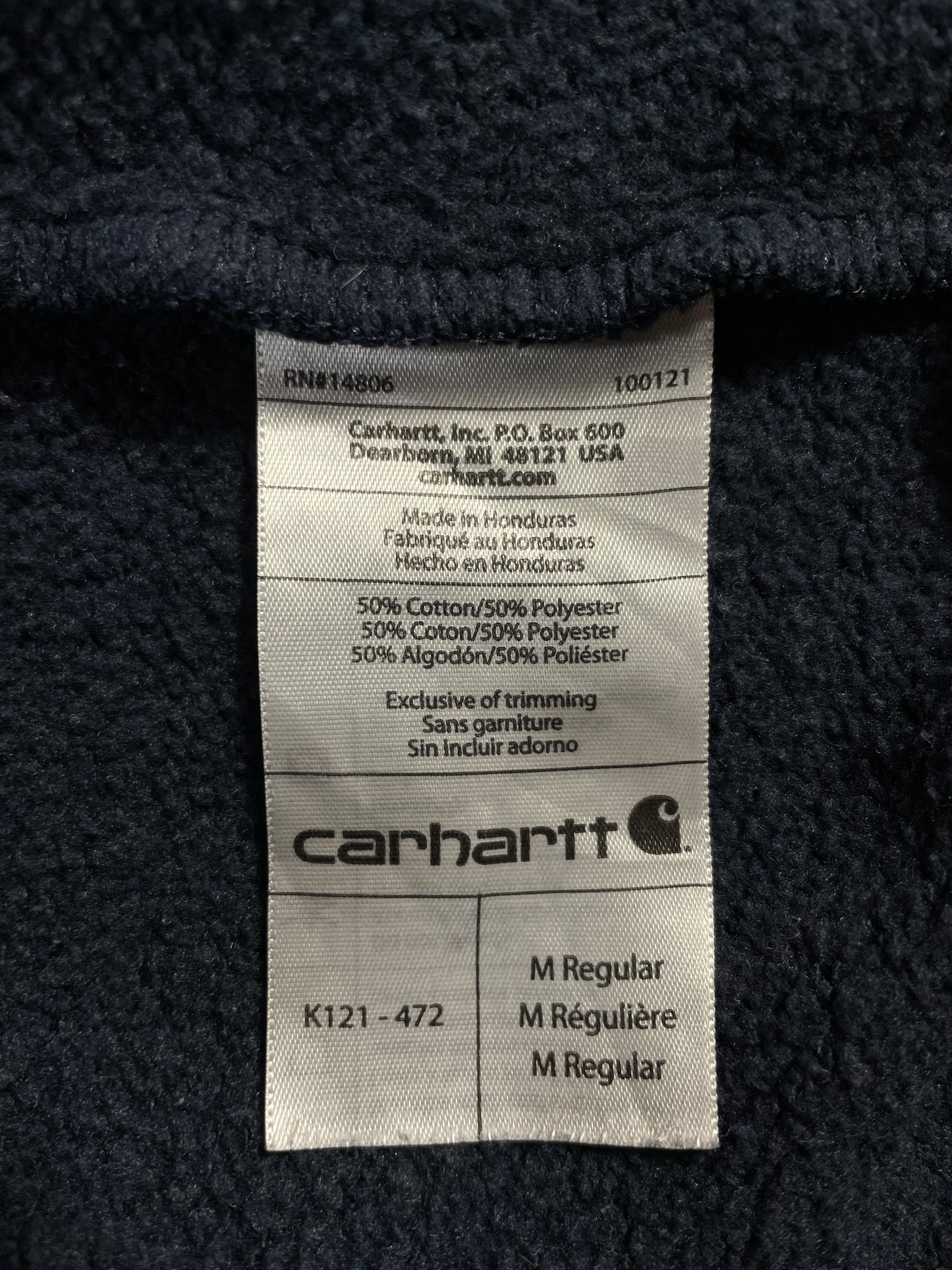 Vintage CARHARTT Size M Hoodie Sweat-Shirt / E7941S