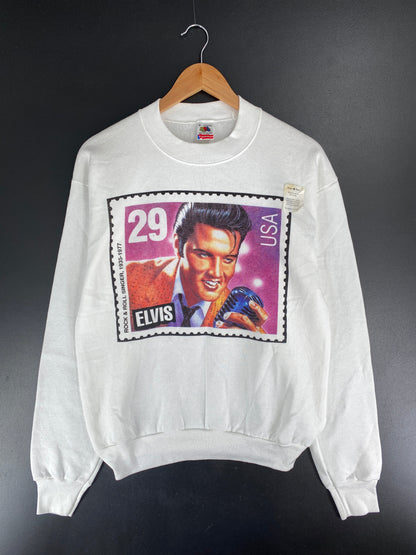 90's Dead Stock ELVIS Made in USA Size M Vintage Sweat-shirt / F5519S
