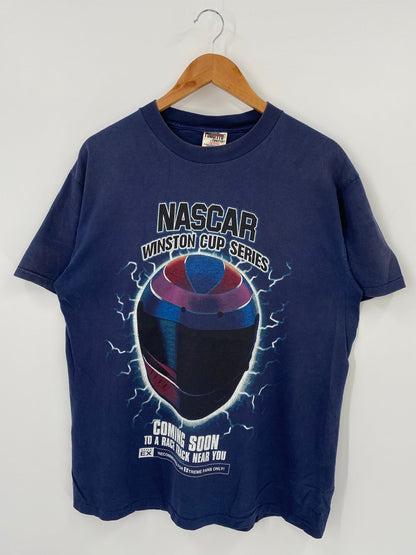 1997 NASCAR WINSTON CUP SERIES Size L Vintage Racing T-Shirt / E9630T