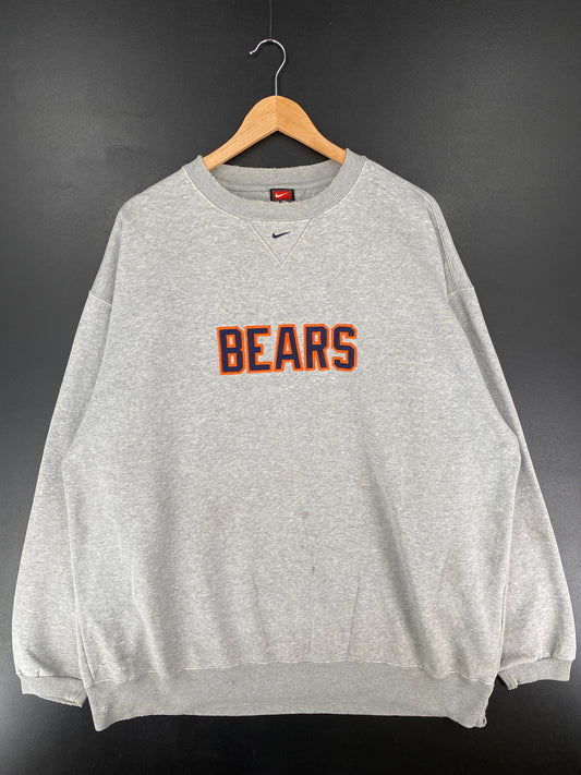 00' NIKE x CHICAGO BEARS Size XL Vintage NFL Sweat-shirt / E7276S