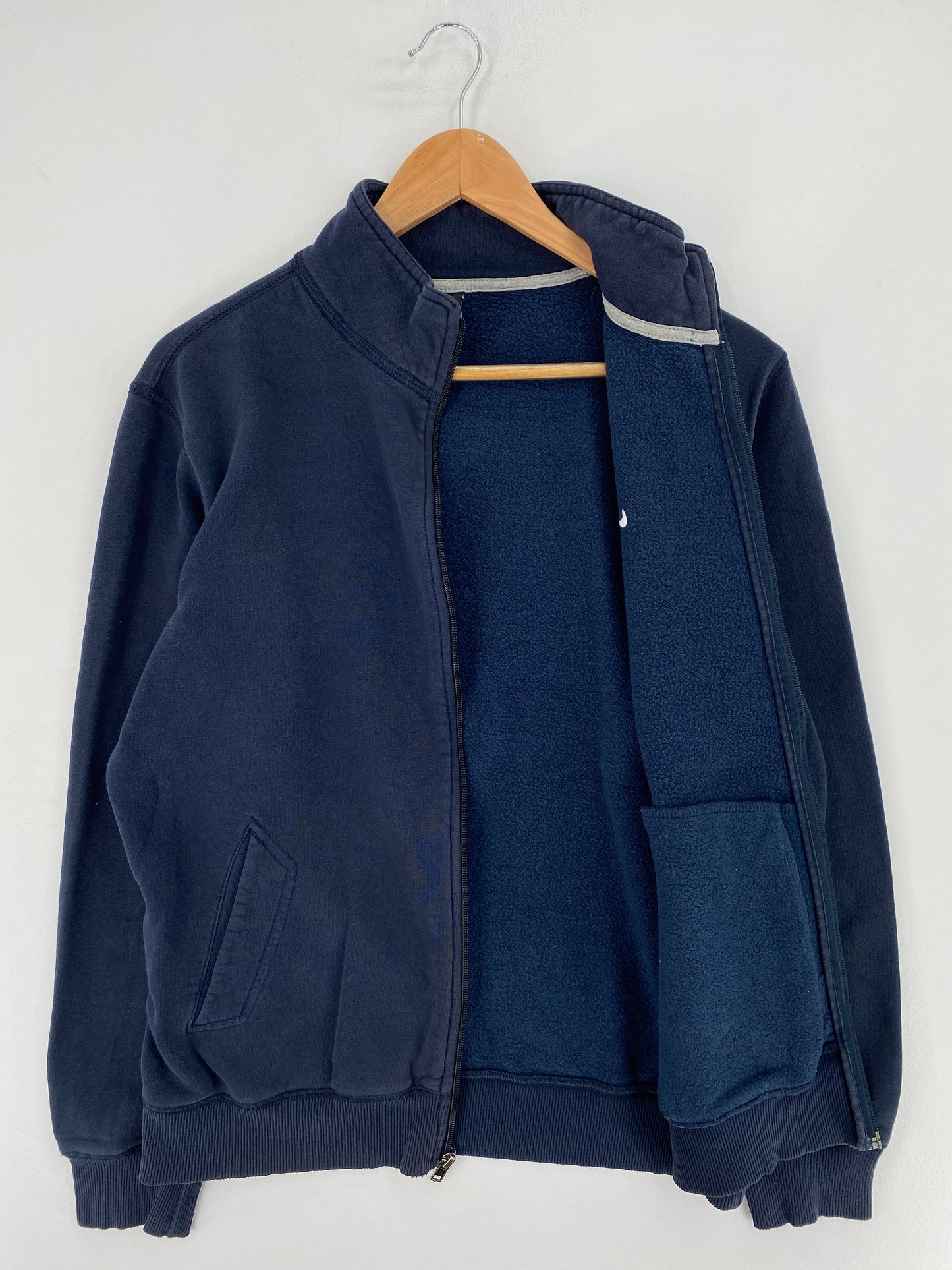 Vintage NIKE MINI SWOOSH Size M Vintage Zip Up Sweat-shirt / F8201S