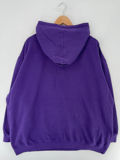 Vintage MINNESOTA VIKINGS Size XXXL Vintage NFL Hoodie Sweat-Shirt / E6804S