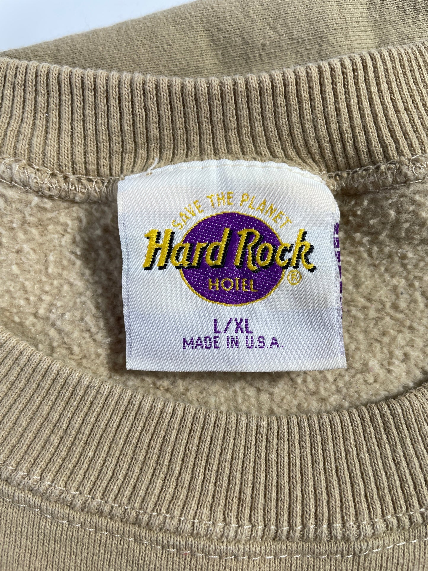 90's HARD ROCK HOTEL LAS VEGAS Made in USA Size L-XL Vintage Sweat-Shirt / G1058S