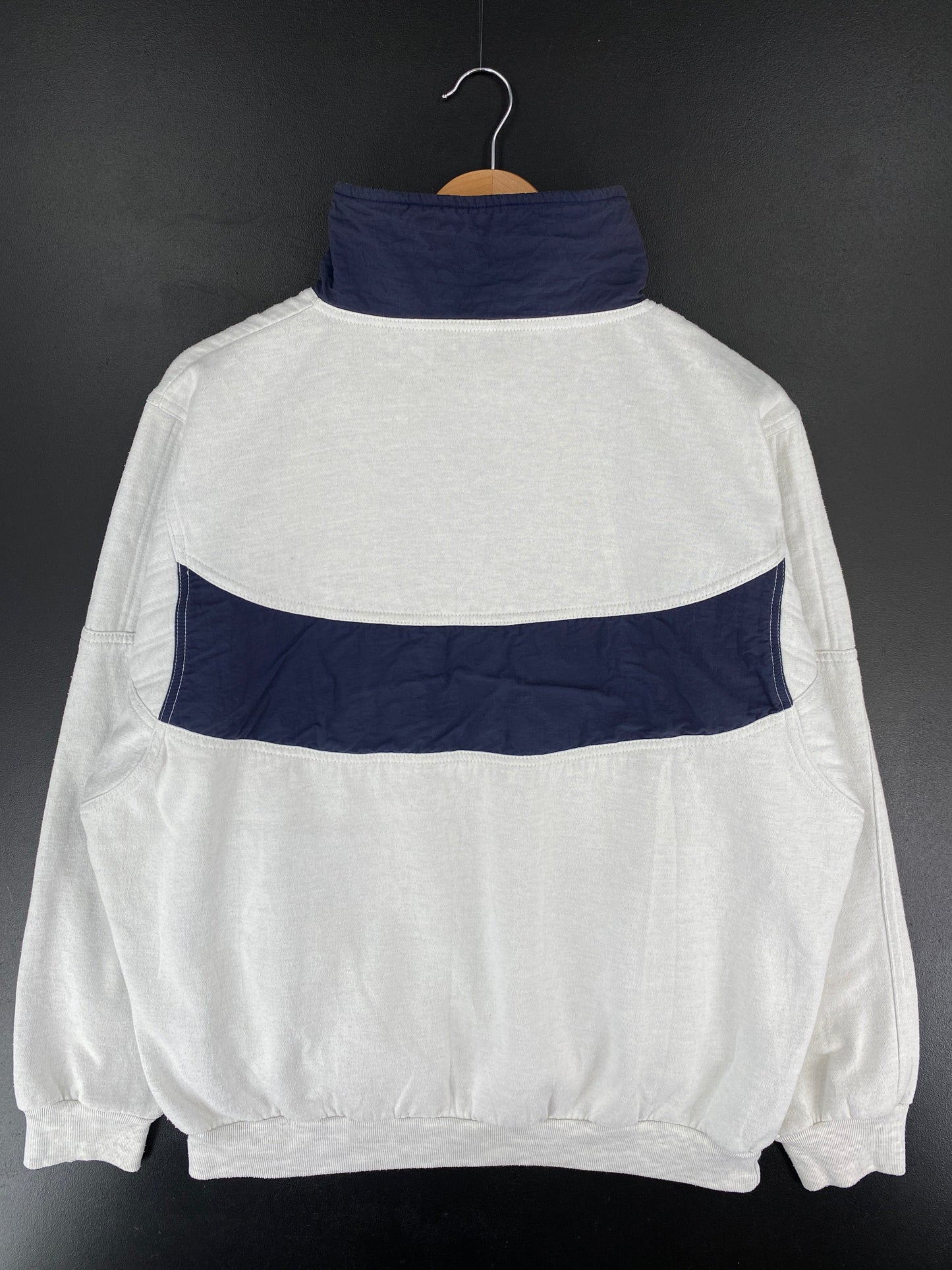 90's ADIDAS Size Approx XL Vintage Half-zip Sweat-Shirt / G3359S