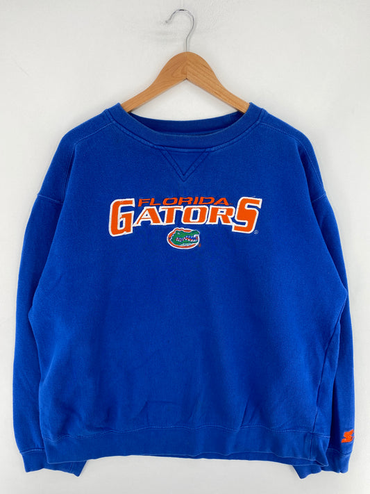 Vintage STARTER x FLORIDA GATORS Size XL NFL Sweat-shirt / E9307S