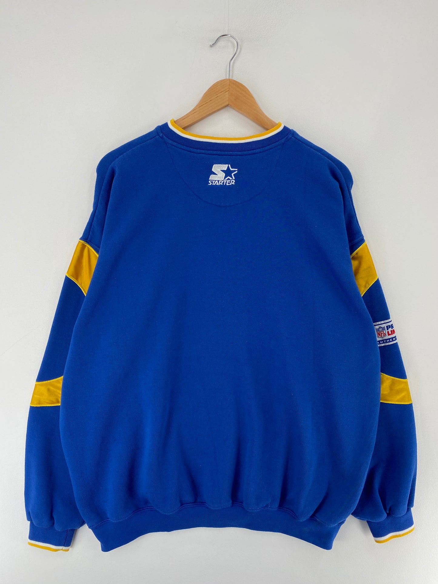 90's STARTER x ST. LOUIS RAMS Size XL Vintage NFL Sweat-Shirt / E6928S