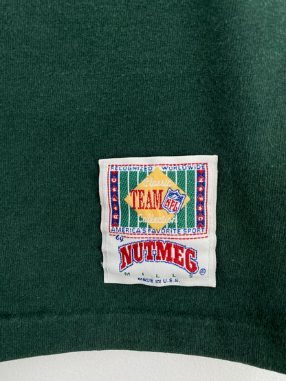 90's GREEN BAY PACKERS Made in USA Size No Tag (Approx.L) Vintage NFL T-shirt / G1111T